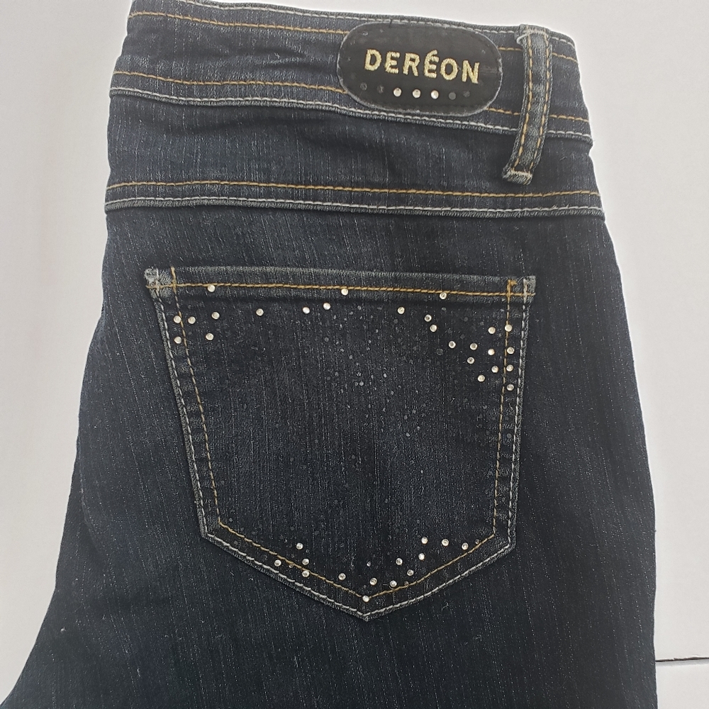 DEREON Skinny Blue Jeans Size 5 / 6 - Picture 3 of 8